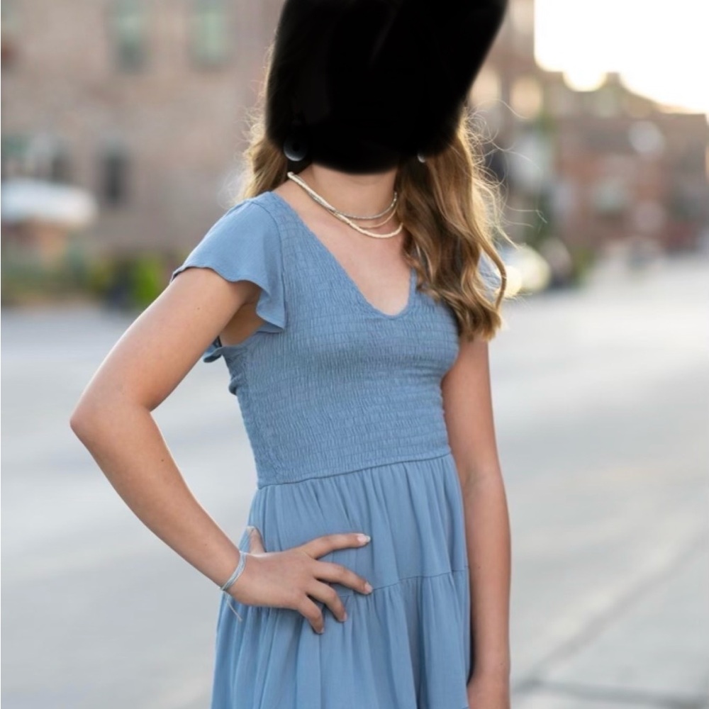 Altar'd State Blue Mini Dress